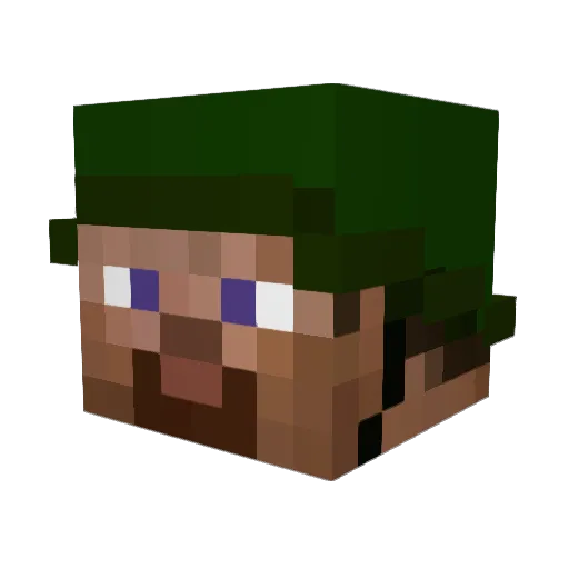cdoggydog2000 Minecraft avatar head, 3D render