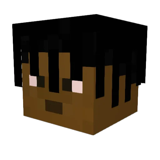cdottx Minecraft avatar head, 3D render
