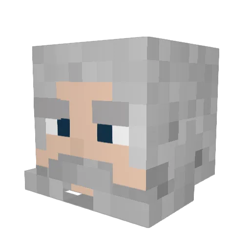 cdouth99 Minecraft avatar head, 3D render