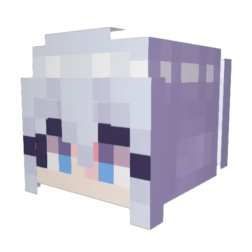 cdphz Minecraft avatar head, 3D render