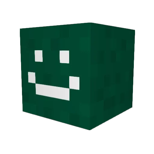 cds_il Minecraft avatar head, 3D render