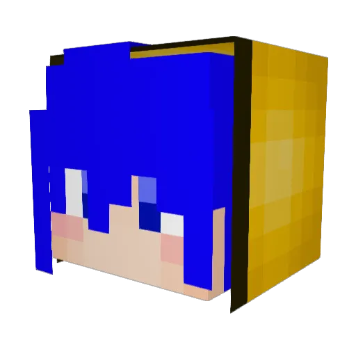 cdy0420 Minecraft avatar head, 3D render