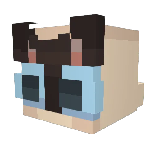 ce0su Minecraft avatar head, 3D render