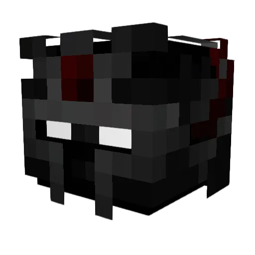 ceIestlaI Minecraft avatar head, 3D render