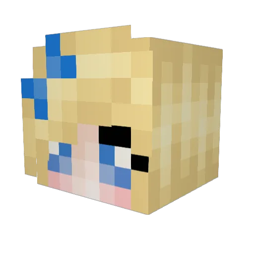 ceak12 Minecraft avatar head, 3D render