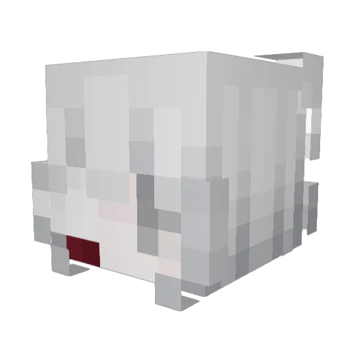 ceax Minecraft avatar head, 3D render