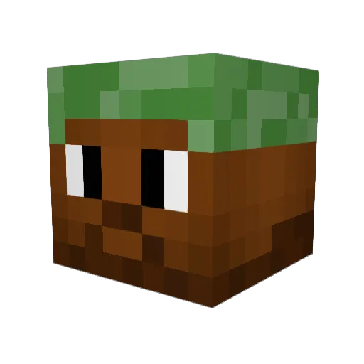 ceb110 Minecraft avatar head, 3D render