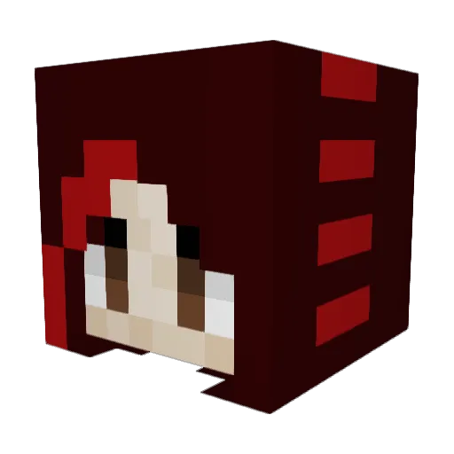 cebad4 Minecraft avatar head, 3D render