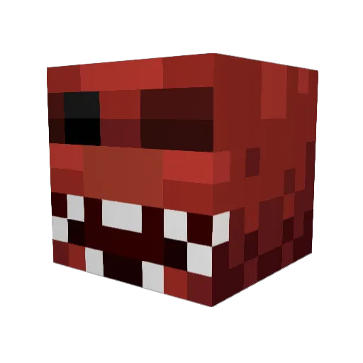 cebcreeper Minecraft avatar head, 3D render