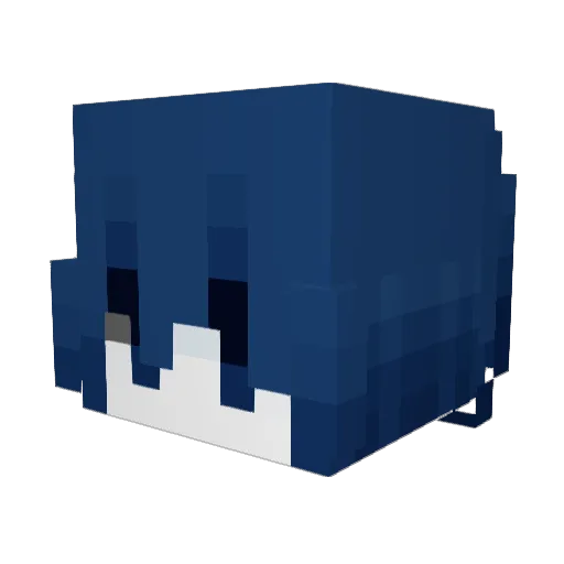 cec Minecraft avatar head, 3D render