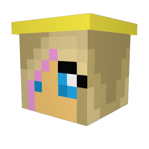 cece1007 Minecraft avatar head, 3D render