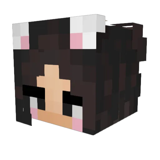 cece2007 Minecraft avatar head, 3D render