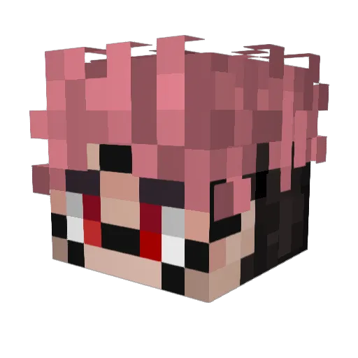 cece7124 Minecraft avatar head, 3D render