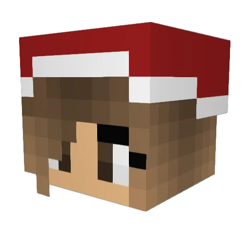 cece_gamer_Xx Minecraft avatar head, 3D render