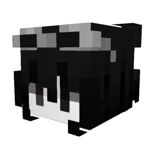 ceceeeeeeeeee Minecraft avatar head, 3D render