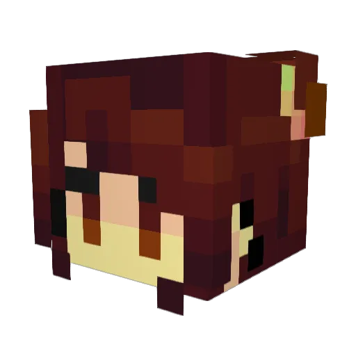 cecesam03 Minecraft avatar head, 3D render