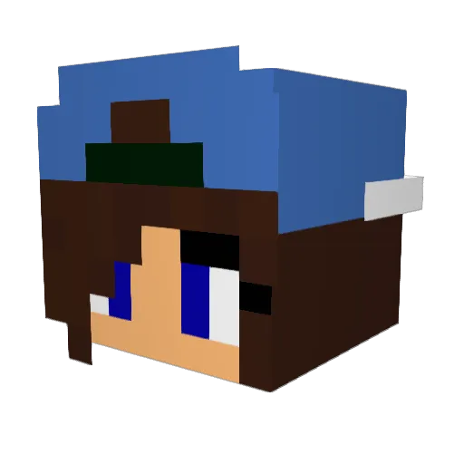 ceci912c Minecraft avatar head, 3D render