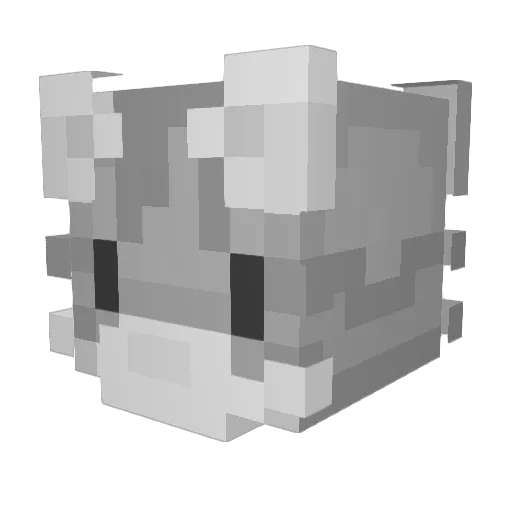 cecil1081 Minecraft avatar head, 3D render