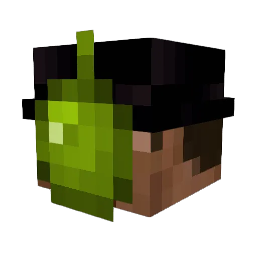cecruzmex Minecraft avatar head, 3D render