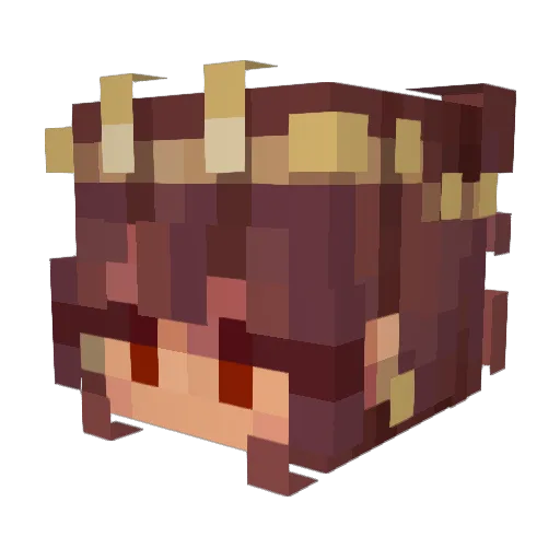 cecysleepy_ Minecraft avatar head, 3D render