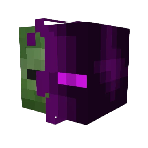 ced1000 Minecraft avatar head, 3D render