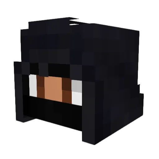 cedarpangolin Minecraft avatar head, 3D render