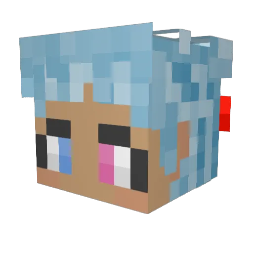 cedarpines Minecraft avatar head, 3D render