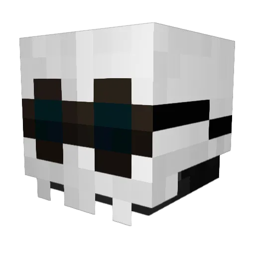 cedder Minecraft avatar head, 3D render