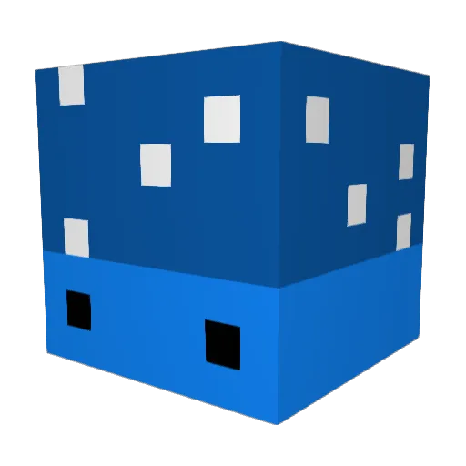 ceddxyYT Minecraft avatar head, 3D render
