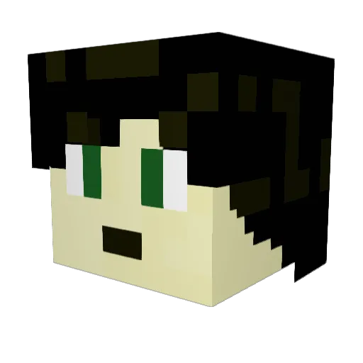 cedric4life64 Minecraft avatar head, 3D render