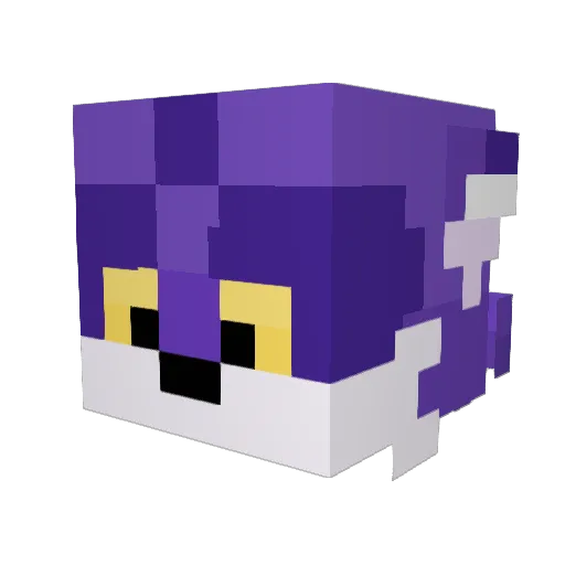 cedzor Minecraft avatar head, 3D render