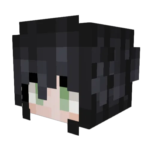 ceeah Minecraft avatar head, 3D render