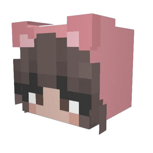 ceeairuhhh Minecraft avatar head, 3D render