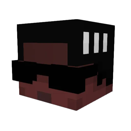 ceeceevee Minecraft avatar head, 3D render