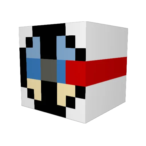 ceedeez22 Minecraft avatar head, 3D render