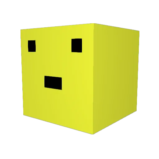 ceedy02 Minecraft avatar head, 3D render