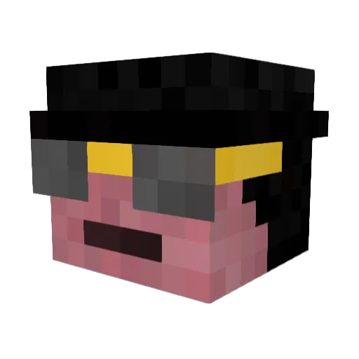 ceg99 Minecraft avatar head, 3D render