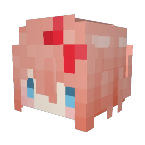 ceify Minecraft avatar head, 3D render
