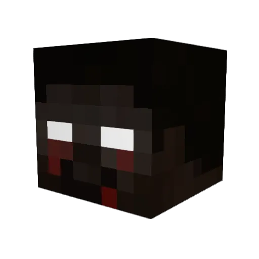 ceisa Minecraft avatar head, 3D render