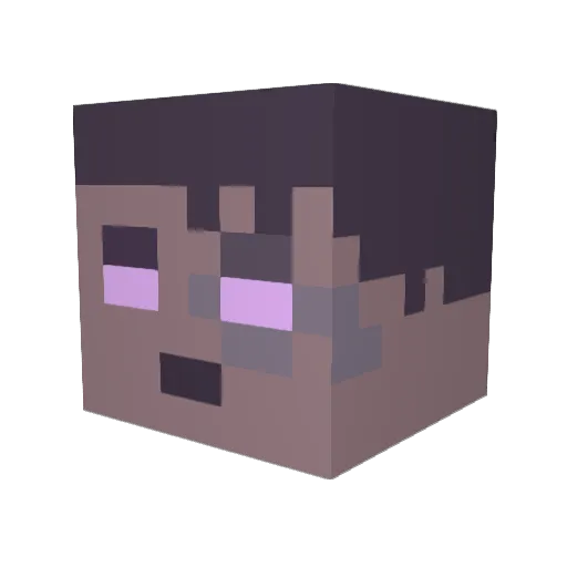 cejot Minecraft avatar head, 3D render