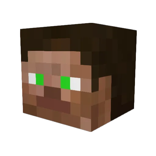 cekidu69 Minecraft avatar head, 3D render