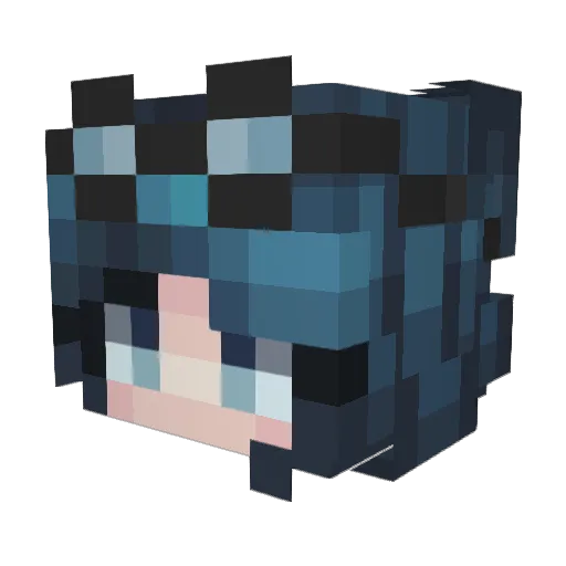 cekik_samed26 Minecraft avatar head, 3D render