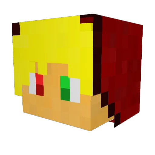 celalcayir Minecraft avatar head, 3D render