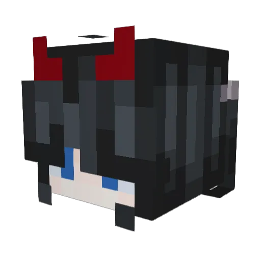 celblos Minecraft avatar head, 3D render