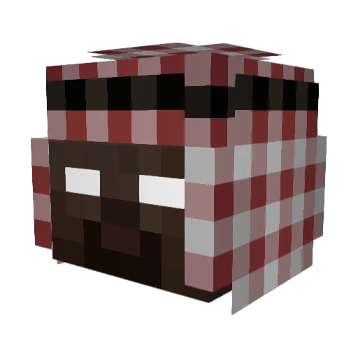 celcius212 Minecraft avatar head, 3D render