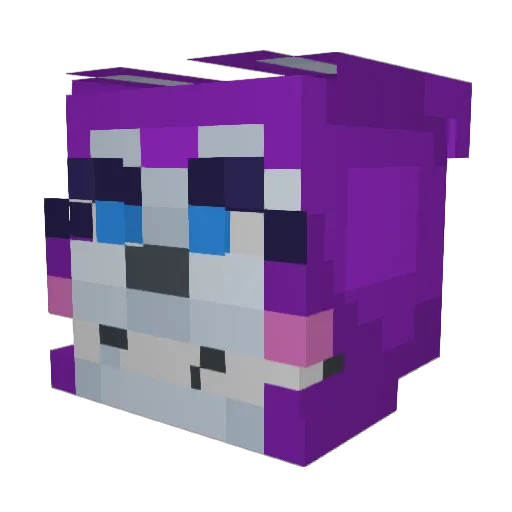celeoxx Minecraft avatar head, 3D render
