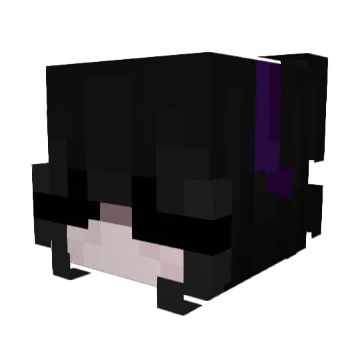 celessta Minecraft avatar head, 3D render