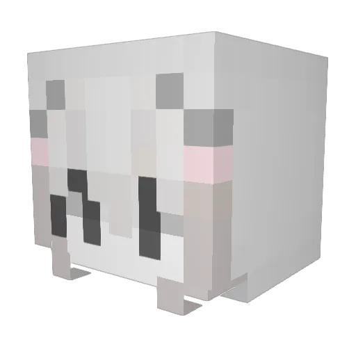 celestee444 Minecraft avatar head, 3D render
