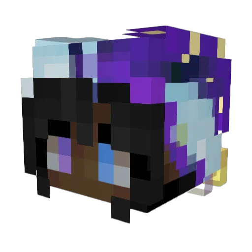 celestiaig Minecraft avatar head, 3D render