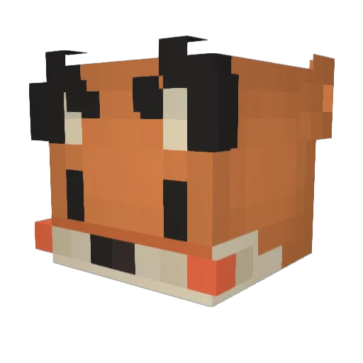 celestialmilk Minecraft avatar head, 3D render
